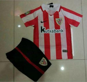 Kids Athletic Bilbao Home Soccer Kit 16/17 (Shirt+Shorts)