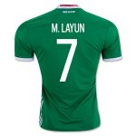 Mexico Home Soccer Jersey 2016 M. LAYUN #7