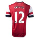 13/14 Arsenal #12 Giroud Home Red Soccer Jersey Shirt Replica