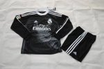 Kids Real Madrid 14/15 Black Away Soccer Kit(Shirt+Shorts)