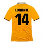13-14 Juventus #14 Llorente Away Yellow Jersey Shirt