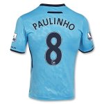 13-14 Tottenham Hotspur #8 PAULINHO Away Blue Jersey Shirt