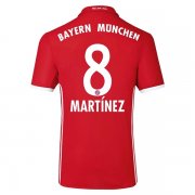 Bayern Munich Home Soccer Jersey 2016-17 8 MARTINEZ