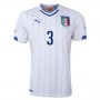 14-15 Italy Away CHIELLINI #3 Soccer Jersey
