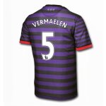 12/13 Arsenal #5 Vermaelen Away Soccer Jersey Shirt