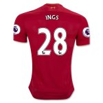 Liverpool Home Soccer Jersey 2016-17 INGS 28
