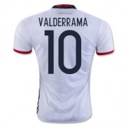Colombia Home Soccer Jersey 2016 Valderrama 10