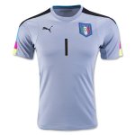 Italy Blue Goalkeeper Jersey Euro 2016 Buffon #1