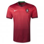 2014 FIFA World Cup Portugal Home Red Soccer Jersey Football Shirt