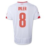 2014 Switzerland #8 INLER Away Soccer Jersey
