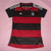 Women 2014 Germany Away Soccer Jersey Football Shirt