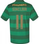 Celtic Away Soccer Jersey 2017/18 Sinclair #11