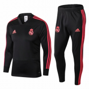 2018-19 Real Madrid Training Top Black and Pants