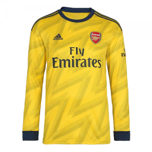 Arsenal Away Yellow Long Sleeve Soccer Jerseys Shirt 19/20