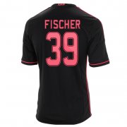 13-14 Ajax #39 Fischer Away Black Soccer Jersey Shirt
