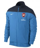 13-14 Arsenal Blue&Black Training Jacket