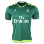 Real Madrid 2015-16 Goalkeeper Away Green Soccer Jersey