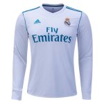 Real Madrid Home Soccer Jersey 2017/18 LS