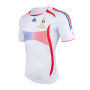 Retro 2006 France Away White Soccer Jerseys Shirt