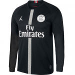 PSG Long Sleeve 3rd Black Soccer Jersey Shirt 2018-19