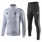 2018-19 Juventus Tracksuits High Collar White and Pants