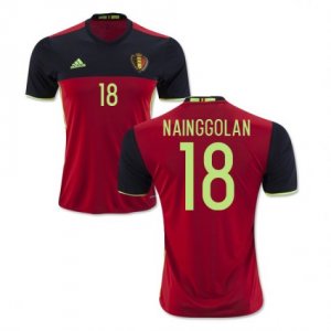 Belgium Home Soccer Jersey 2016 Nainggolan 18