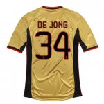 13-14 AC Milan #34 De Jong Away Golden Jersey Shirt