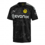 Borussia Dortmund 19/20 Away Black Soccer Jerseys Kit(Shirt+Short)