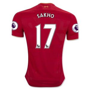 Liverpool Home Soccer Jersey 2016-17 17 SAKHO