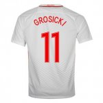 Poland Home Soccer Jersey 2016 11 Grosicki
