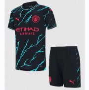 Manchester City Children Third Soccer Kit 2023/24