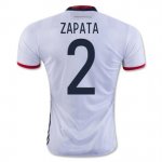 Colombia Home Soccer Jersey 2016 Zapata 2