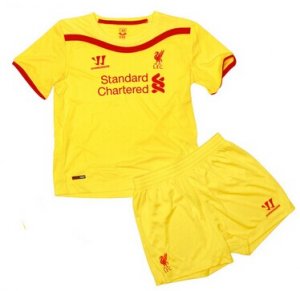 Kids Liverpool 14/15 Away Soccer Jersey(Shirt+Shorts)