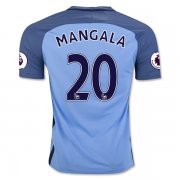 Manchester City Home Soccer Jersey 16/17 20 MANGALA
