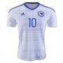 Bosnia and Herzegovina Away Soccer Jersey 2016 PJANIC #10