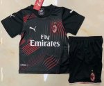 Children AC Milan Third Away Soccer Suits 2019/20 Shirt and Shorts