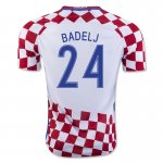 Croatia Home Soccer Jersey 2016 Badelj 24