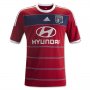13-14 Olympique Lyonnais #5 Lovren Away Red Jersey Shirt