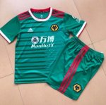 Children Wolves Third Away Soccer Suits 2019/20 Shirt and Shorts