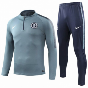 2018-19 Chelsea Tracksuits Grey and Pants