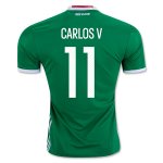 Mexico Home Soccer Jersey 2016 CARLOS V #11