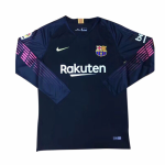 18-19 Barcelona Purple Goalkeeper Long Sleeve Soccer Jersey Shirt