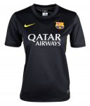 13-14 Barcelona Away Black Womens Soccer Jersey Shirt