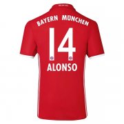 Bayern Munich Home Soccer Jersey 2016-17 ALONSO 14