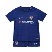 Kids Chelsea home Soccer Kit 2018/19 (Shorts+Shirt)