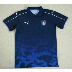 Italy Polo Shirt 2017/18 blue