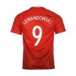 Poland Away Soccer Jersey 2016 9 Lewandowski