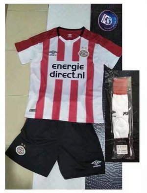 Kids PSV Eindhoven Home Soccer Jersey 2017/18 Shirt and Shorts