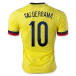 Colombia Home Soccer Soccer 2015-16 VALDERRAMA 10