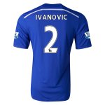 Chelsea 14/15 IVANOVIC #2 Home Soccer Jersey